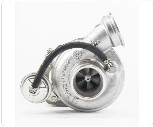 Turboalimentador BorgWarner K16 — turbina nova